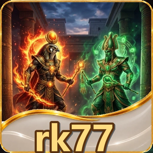 Tampilan portal login resmi rk77